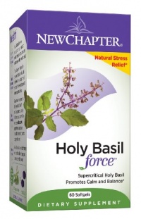 New Chapter Supercritical Holy Basil, 60 Softgels