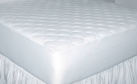 Newpoint Home Deluxe 250-Thread-Count Cotton Damask Stripe Full Mattress Pad