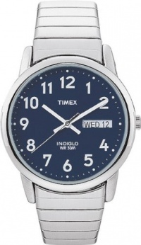 Timex Men's T20031 Easy Reader Silver-Tone Stainless Steel Expansion Band Watch