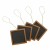 12 Mini Square Chalkboards 2X2-For Wedding Place Cards Party Favors, & Crafts