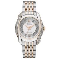 Bulova Women's 98R141 Precisionist Tanglewood Diamond Two-Tone Bracelet Watch