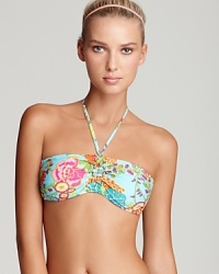 Retro done right, this so-'60s Trina Turk bikini top is a perfect way to express your inner flower child poolside.