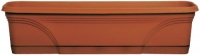 Dynamic Design MB3612TC Medallion Deluxe 36-Inch Poly Window Box with Saucer, Terra Cotta