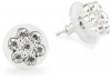 Carolee Crystal Basics Cubic Zirconia Crystal Flower Stud Earrings