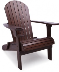 Strathwood Basics Adirondack Chair, Dark Brown