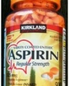 Kirkland Enteric Coated Aspirin 325 mg Tablets - Regular Strength( 500 count) - Compare to the Active Ingredients in Ecotrin