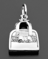 For everything you hold dear: this stylish purse charm by Rembrandt Charms is crafted in sterling silver. Approximate drop: 3/4 inches.