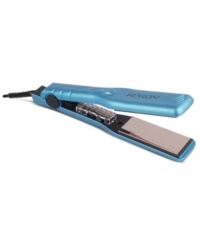 One and done. This all-in-one SmoothStay tool from Revlon straightens, flips, curls and waves hair with titanium technology that easily glides through hair without pulling or snagging and even heat distribution helps style last longer. Thirty heat settings offer style versatility.