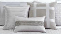 Hotel Collection Meridian Quartz 18 Quartz Piping Square Decoarative Pillow