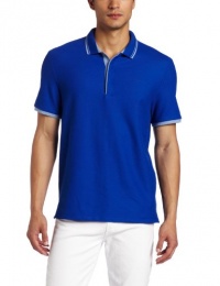 Calvin Klein Sportswear Men's Short Sleeve Hidden Placket Polo Shirt