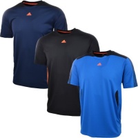 Adidas Mens ClimaCool 365 Running Tee Shirt - Black / Navy / Blue