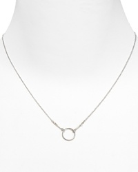 What goes around, comes around: This chic 3-ring necklace features recycled sterling silver bands. Designed by Dogeared.