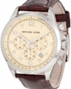 Michael Kors Men's MK8115 Brown Leather Chronograph Watch