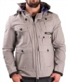 Sean John Men's Baldwin M80 Hooded Military Jacket Coat