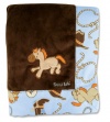 Trend Lab Framed Receiving Blanket, Cowboy Baby