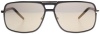 Dior Homme AL13.3 53H HJ Black AL13.3 Square Aviator Sunglasses Lens Category 3