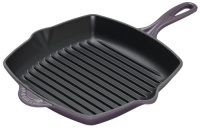 Le Creuset Enameled Cast-Iron 10-1/4-Inch Square Skillet Grill, Cassis