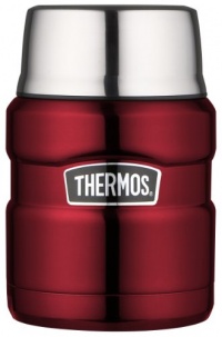 Thermos Stainless King 16-Ounce Food Jar, Cranberry