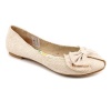 Rocket Dog Mattie Womens Size 7 Beige Fabric Flats Shoes New/Display