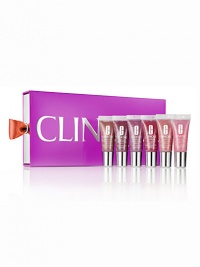 A sweet treat for lips: six luscious, high-gloss Superbalm Moisturizing Gloss minis. To soothe, smooth and add a kiss of colour. A great gift. 