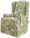 Sure Fit 181026246_SAGE Verona Wing Chair Slipcover, Sage