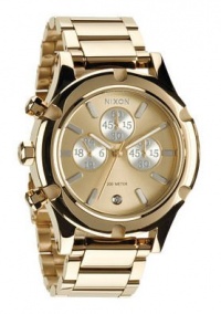 Nixon Camden Chrono Watch - Women's Champagne Gold/Silver, One Size