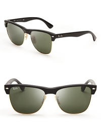 These Ray-Ban sunglasses exude classic cool, with mixed media frames surrounding smoky lenses.