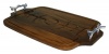 Mountain Woods Carving & Serving Board w/ Metal Handles