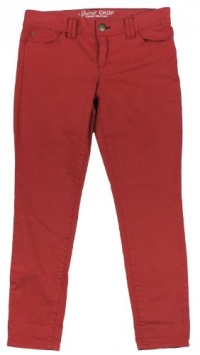 Tommy Hilfiger Women's Spirit Modern Fit Skinny Red Wash Crop Jeans (American Beauty Red)