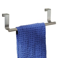 InterDesign Forma Over-the-Cabinet Bath Towel Bar, Brushed Stainless Steel, 14-Inch