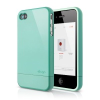 elago S4 Glide Case for iPhone 4/4S AT&T, Sprint and Verizon - Coral Blue