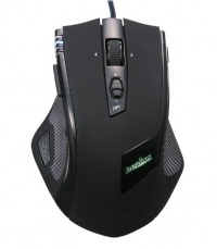 Perixx MX-2000, Programmable Gaming Laser Mouse - 11 Programmable Button & 5 User Profile - Omron Micro Switches - Gold-plated USB Connector - Braided Fiber Cable - Avago 5000DPI ADNS-9500 Laser Sensor - DPI Switch 500-5000 - Weight Tuning Cartridge - Ult