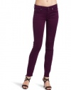 7 For All Mankind Women's Gwenevere Gummy Pant Dark Violet, Dark Violet, 26