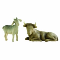 Willow Tree by DEMDACO Ox and Goat Figurine