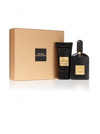 A luxurious, sensual fragrance of rich, dark accords and an alluring potion of black orchids and spice, Tom Ford Black Orchid is both modern and timeless. Set includes: Eau de parfum spray, 1.7 oz. and shimmer body lotion, 2.5 oz. Made in USA. 