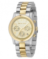 Michael Kors Quartz, Gold Dial with Two Tone Metal Bracelet - Womens Watch MK5137