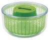 Zyliss Easy Spin Salad Spinner, 4-6 Servings, Green