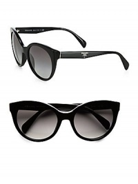 Prada PR23OS Sunglasses - 1AB/3M1 Black (Gray Gradient Lens) - 56mm