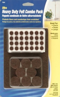 Waxman 7604 Home-Helper Felt Combo Pack, Brown