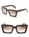 Hollywood hipsters will dig the the dark lenses and square frames of these retro Marc Jacobs shades.