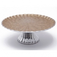 Julia Knight Peony Toffee 14 in Cake Stand