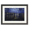 Starry Night On Rhone Framed Wall Art - 24.06W x 18.18H in.