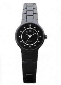 Skagen Women's SK572SBXBC Ceramic Black Dial Watch