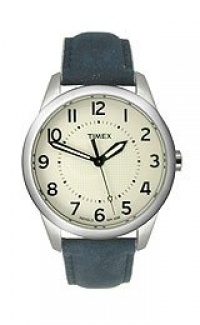 Timex Men's T2N757 Weekender Casual Navy Leather Strap Watch