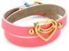 Juicy Couture Wave Catcher Key Items Neon Double Orange Wrap Bracelet