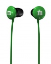 Maxell 190557 M&M'S Lightweight Ear Bud, Green