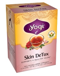 Yogi Skin DeTox, Herbal Tea Supplement, 16-Count Tea Bags (Pack of 6)