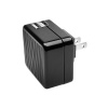 Kensington AbsolutePower Dual 2.1A USB Wall Charger with USB Adapter (K39373US)