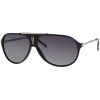 Carrera Hot/P/S Adult Aviator Metal Polarized Designer Sunglasses - Black Palladium/Gray Shaded / One Size Fits All