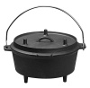 Universal Housewares Pre-Seasoned Cast Iron Camping Dutch Oven